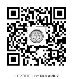 QR Code certificazione Notarify