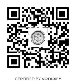 QR Code certificazione Notarify