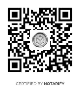 QR Code certificazione Notarify