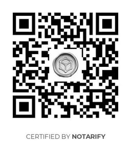 QR Code certificazione Notarify