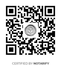 QR Code certificazione Notarify