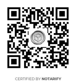 QR Code certificazione Notarify