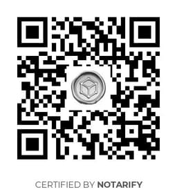 QR Code certificazione Notarify