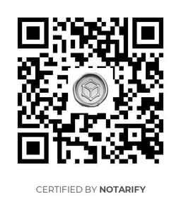 QR Code certificazione Notarify