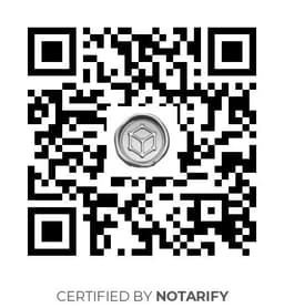 QR Code certificazione Notarify