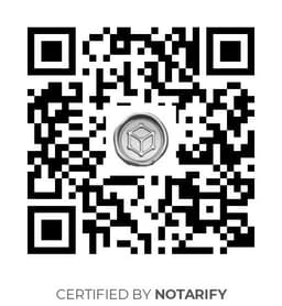 QR Code certificazione Notarify