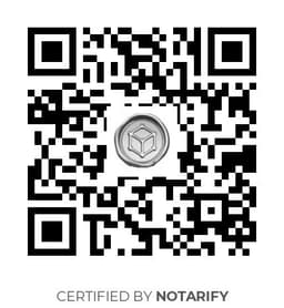 QR Code certificazione Notarify