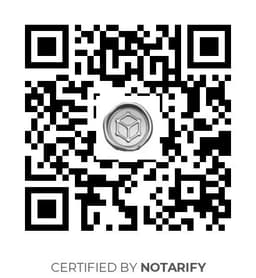 QR Code certificazione Notarify