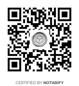 QR Code certificazione Notarify