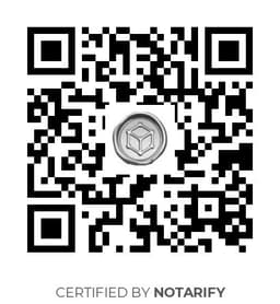 QR Code certificazione Notarify