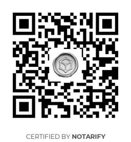 QR Code certificazione Notarify