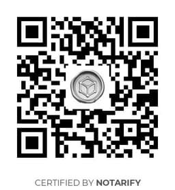QR Code certificazione Notarify