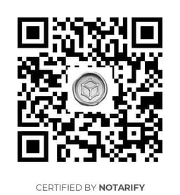 QR Code certificazione Notarify