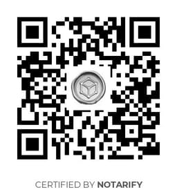 QR Code certificazione Notarify
