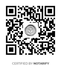 QR Code certificazione Notarify