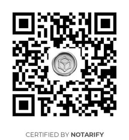 QR Code certificazione Notarify