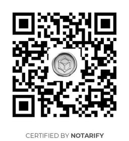 QR Code certificazione Notarify