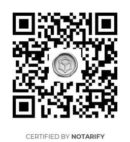 QR Code certificazione Notarify