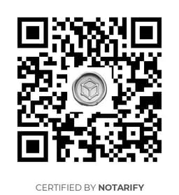 QR Code certificazione Notarify