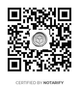 QR Code certificazione Notarify