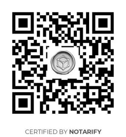 QR Code certificazione Notarify