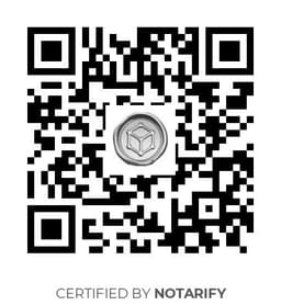 QR Code certificazione Notarify