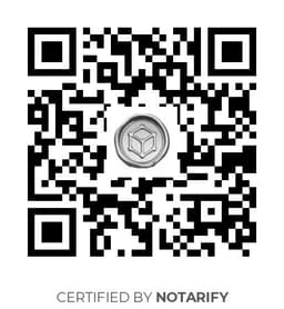 QR Code certificazione Notarify