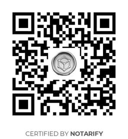 QR Code certificazione Notarify