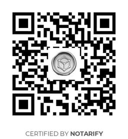 QR Code certificazione Notarify