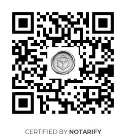 QR Code certificazione Notarify