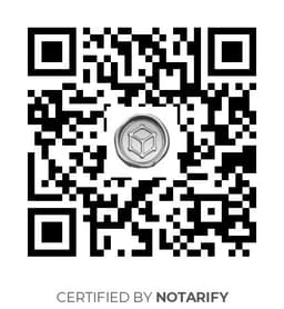 QR Code certificazione Notarify