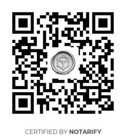 QR Code certificazione Notarify