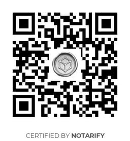 QR Code certificazione Notarify