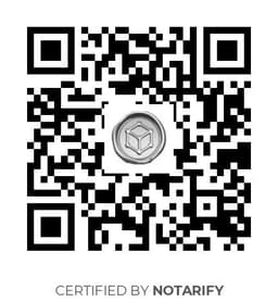 QR Code certificazione Notarify