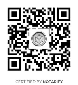 QR Code certificazione Notarify