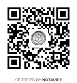 QR Code certificazione Notarify