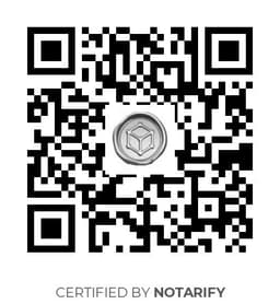 QR Code certificazione Notarify