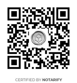 QR Code certificazione Notarify