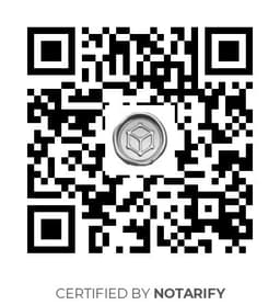 QR Code certificazione Notarify