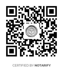 QR Code certificazione Notarify