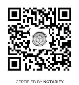QR Code certificazione Notarify