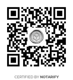 QR Code certificazione Notarify