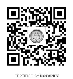 QR Code certificazione Notarify