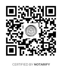 QR Code certificazione Notarify