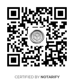 QR Code certificazione Notarify