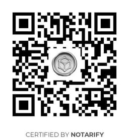 QR Code certificazione Notarify