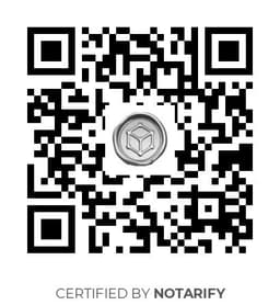QR Code certificazione Notarify