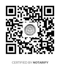 QR Code certificazione Notarify