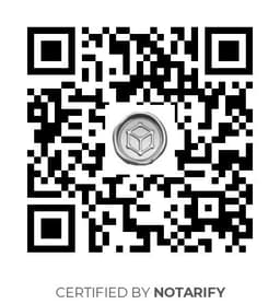 QR Code certificazione Notarify