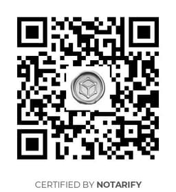 QR Code certificazione Notarify